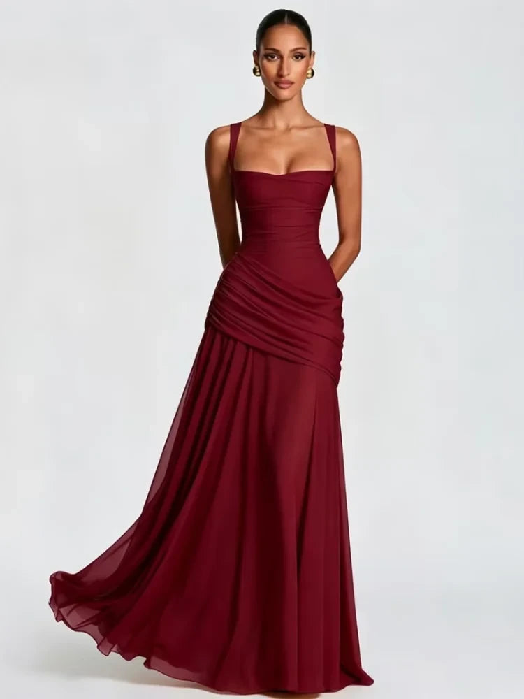 Vestido | Anabel , entallado en la cintura y acampanado