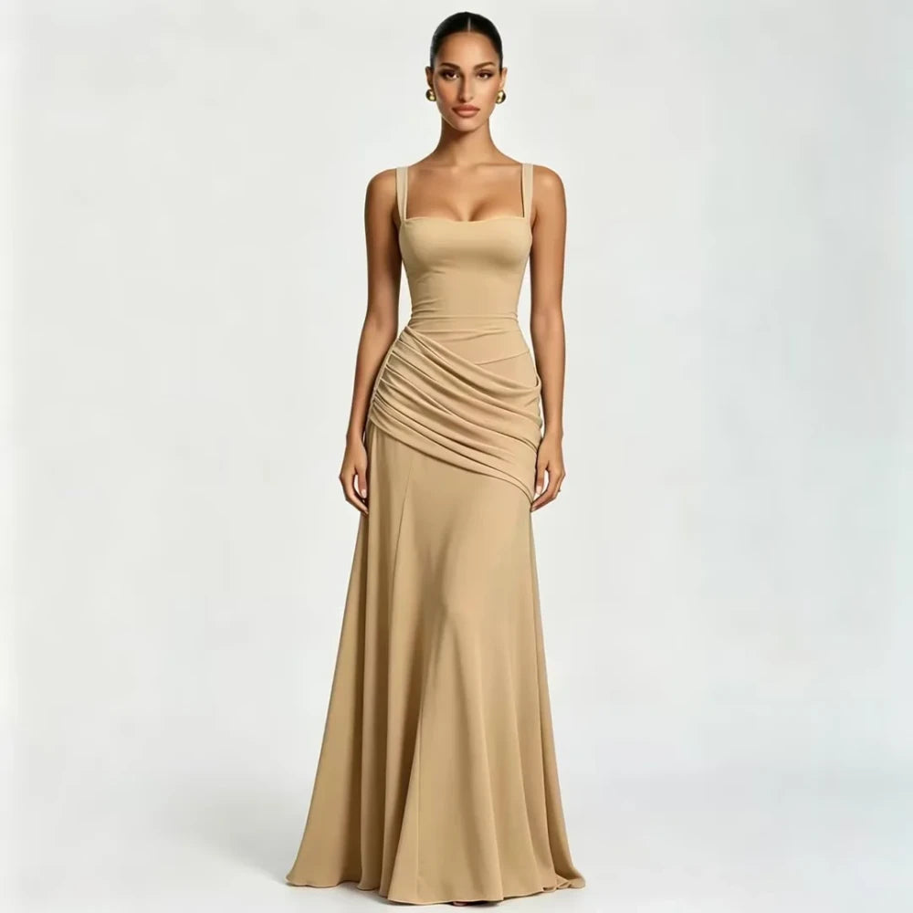 Vestido | Anabel , entallado en la cintura y acampanado