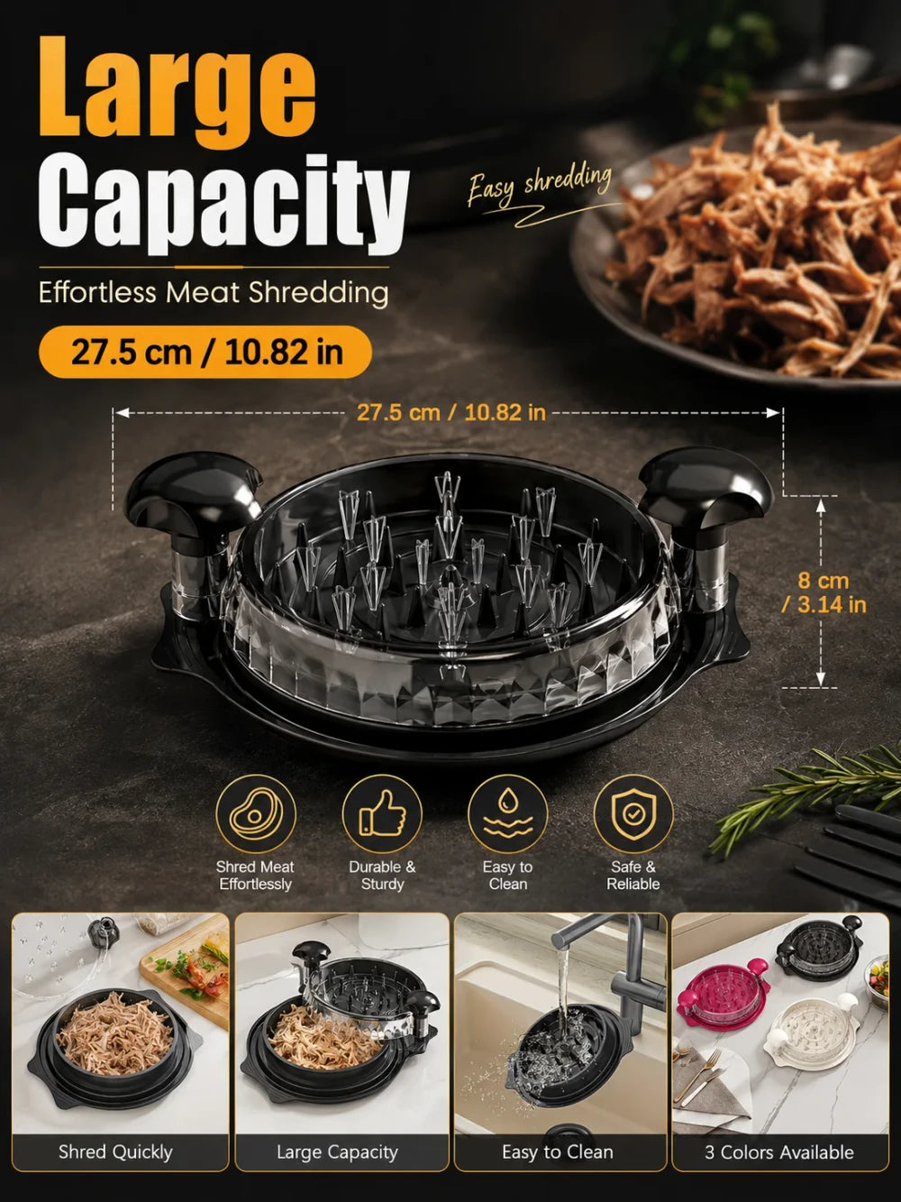 Manual Meat Tenderizer — Kitchen Utensil