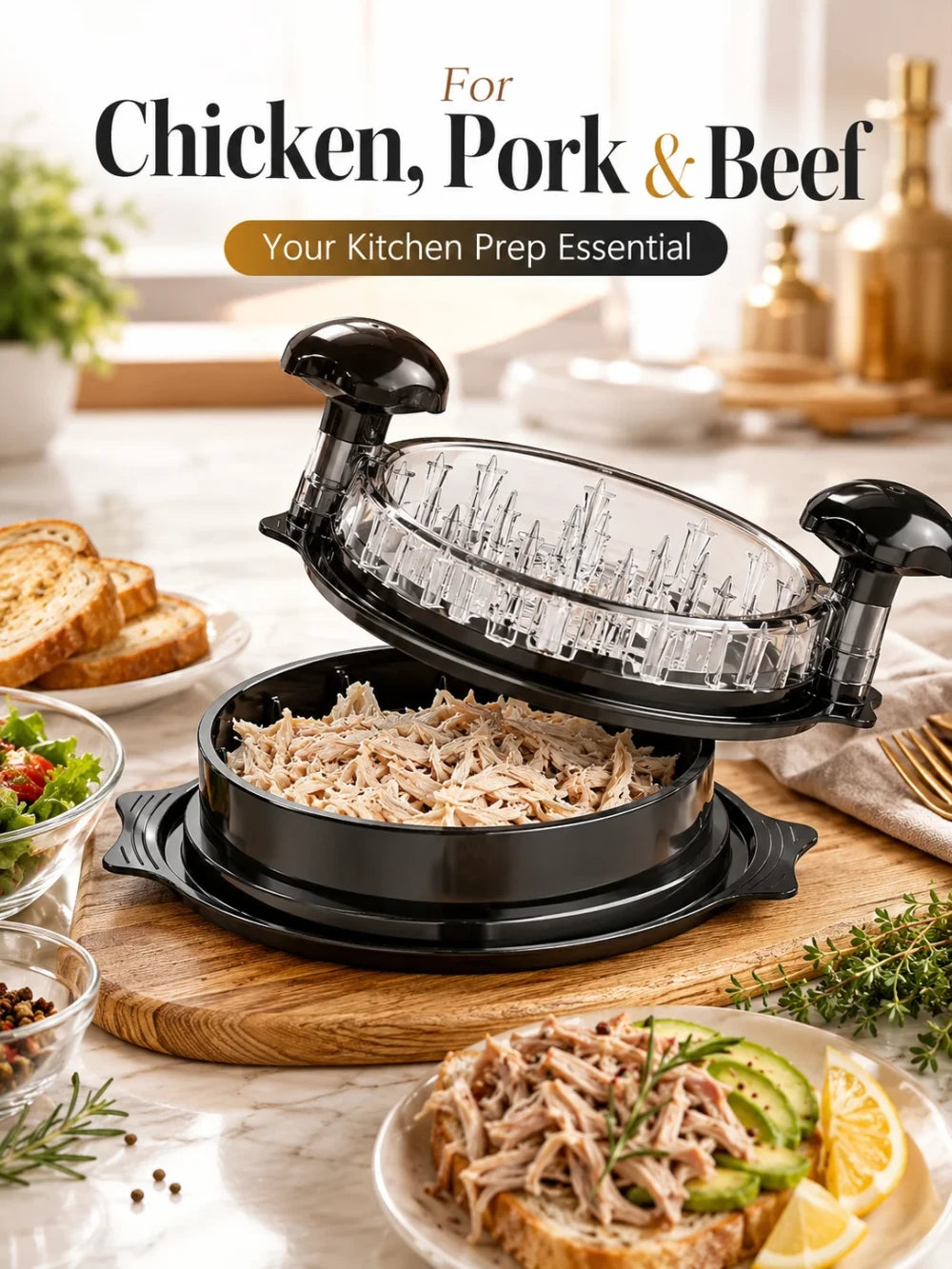 Manual Meat Tenderizer — Kitchen Utensil