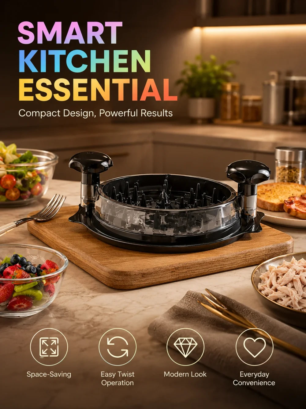 Manual Meat Tenderizer — Kitchen Utensil