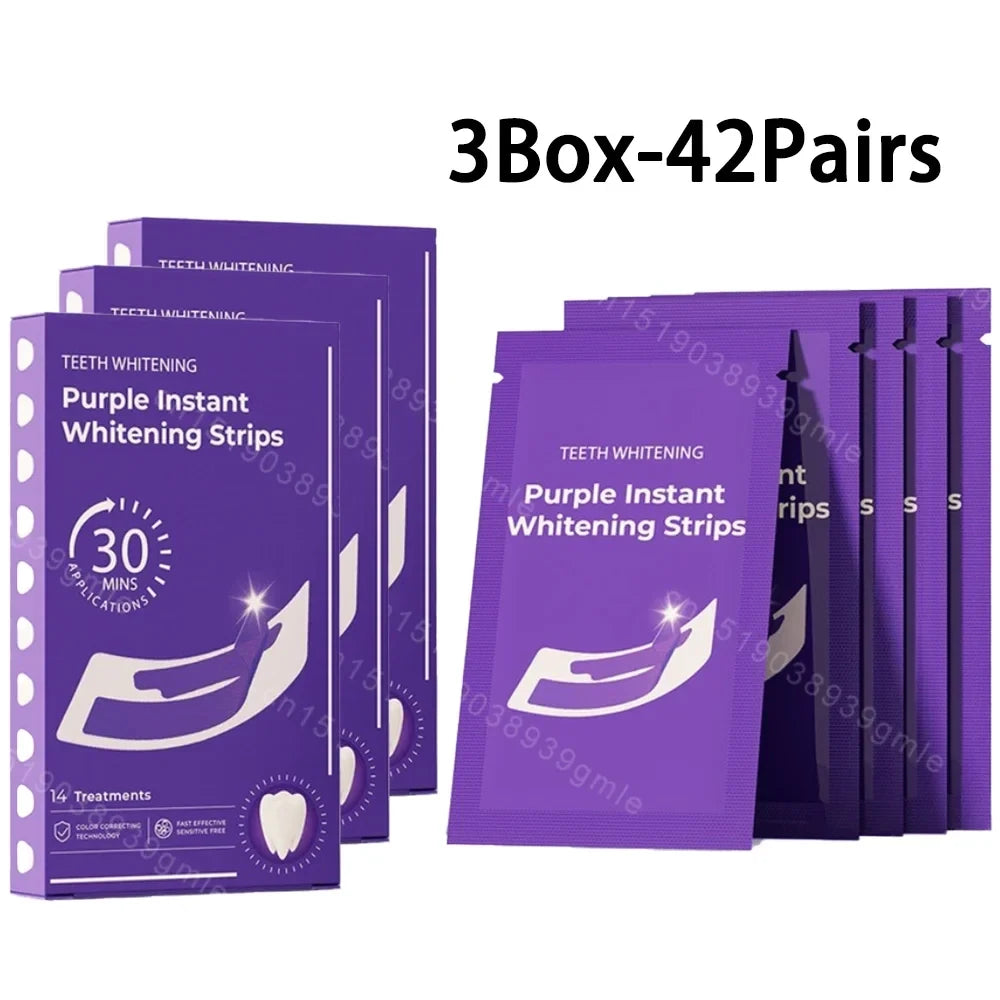 Purple Teeth Whitening Strip