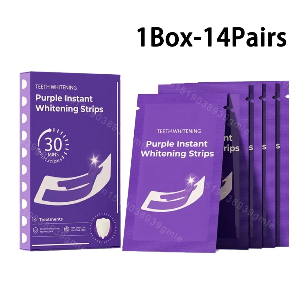 Purple Teeth Whitening Strip