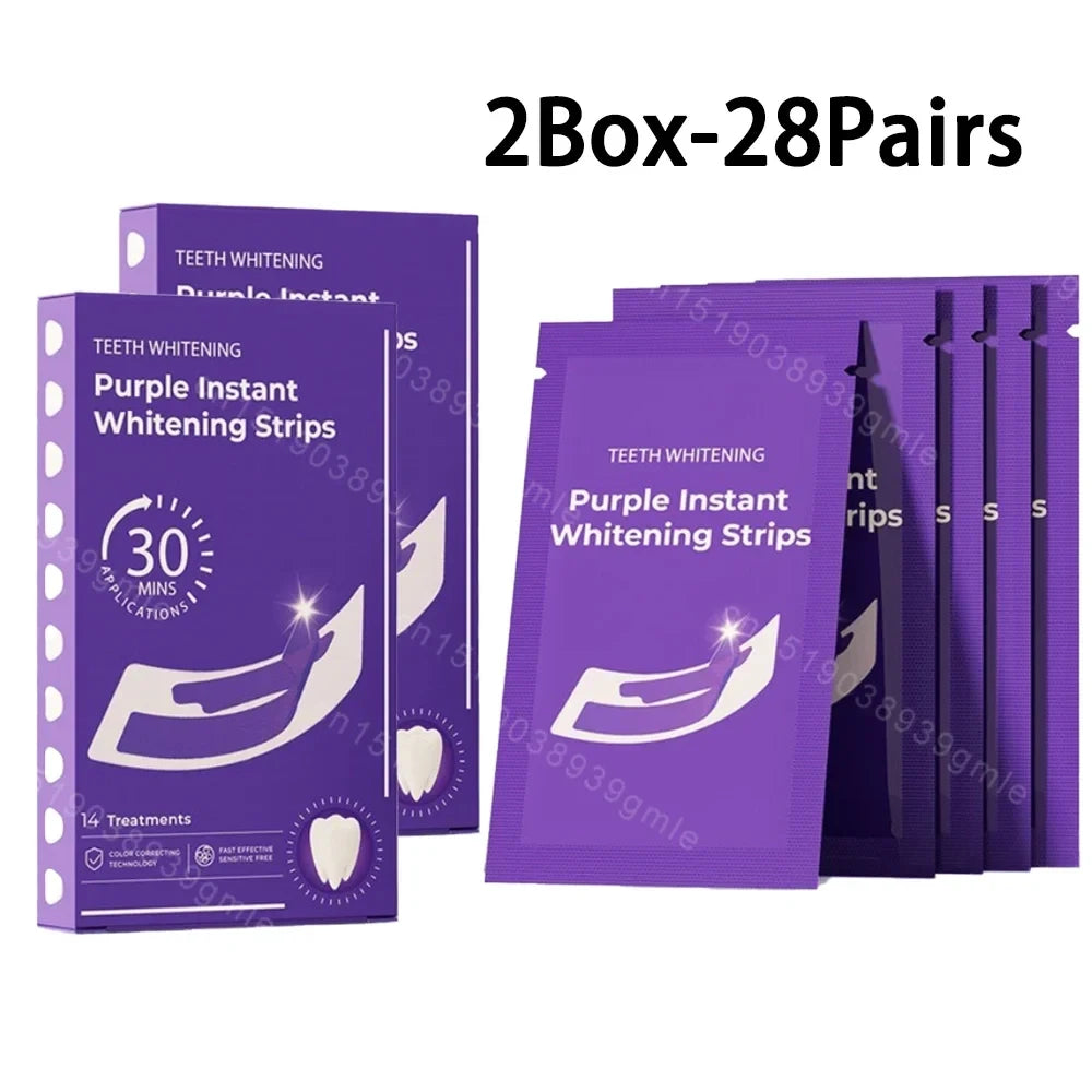 Purple Teeth Whitening Strip