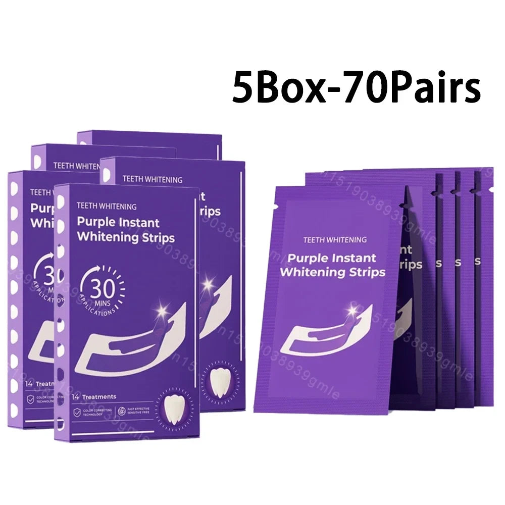 Purple Teeth Whitening Strip