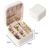 Simple Zipper Jewelry Storage Box Travel Portable