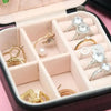 Simple Zipper Jewelry Storage Box Travel Portable