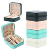 Simple Zipper Jewelry Storage Box Travel Portable