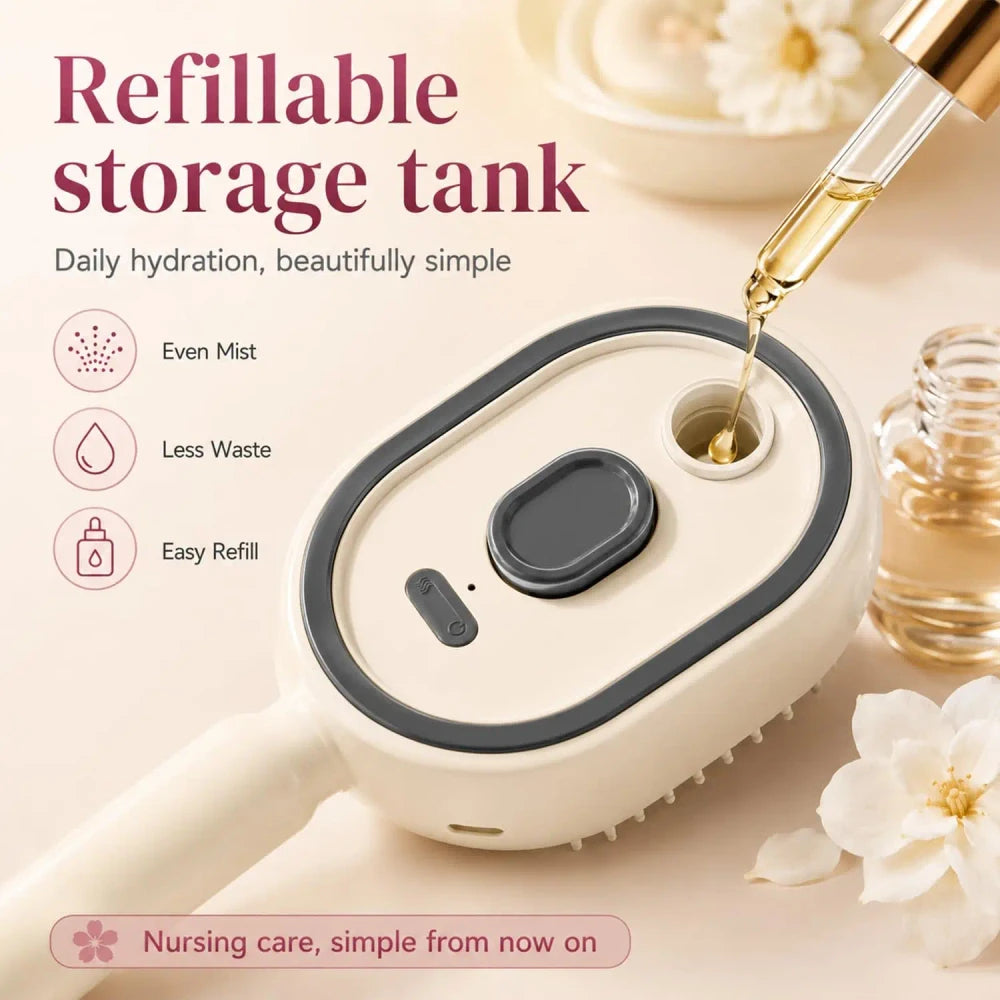 Electric Spray Massage Hair Comb